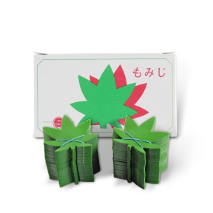[일제]이개비 단풍 장식 (녹색) (1000개입 1박스)